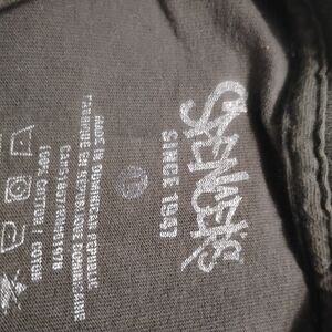 Spencer's Black Short Sleeve Tee with Silver Logo